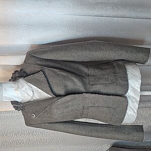 Banana Republic Tweed Jacket Tan Size2